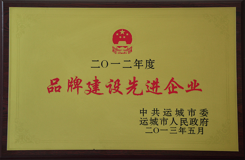 品牌建設先進企業